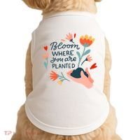 Bloom Where You Are Planted Nature Doggie Tank thumb 0