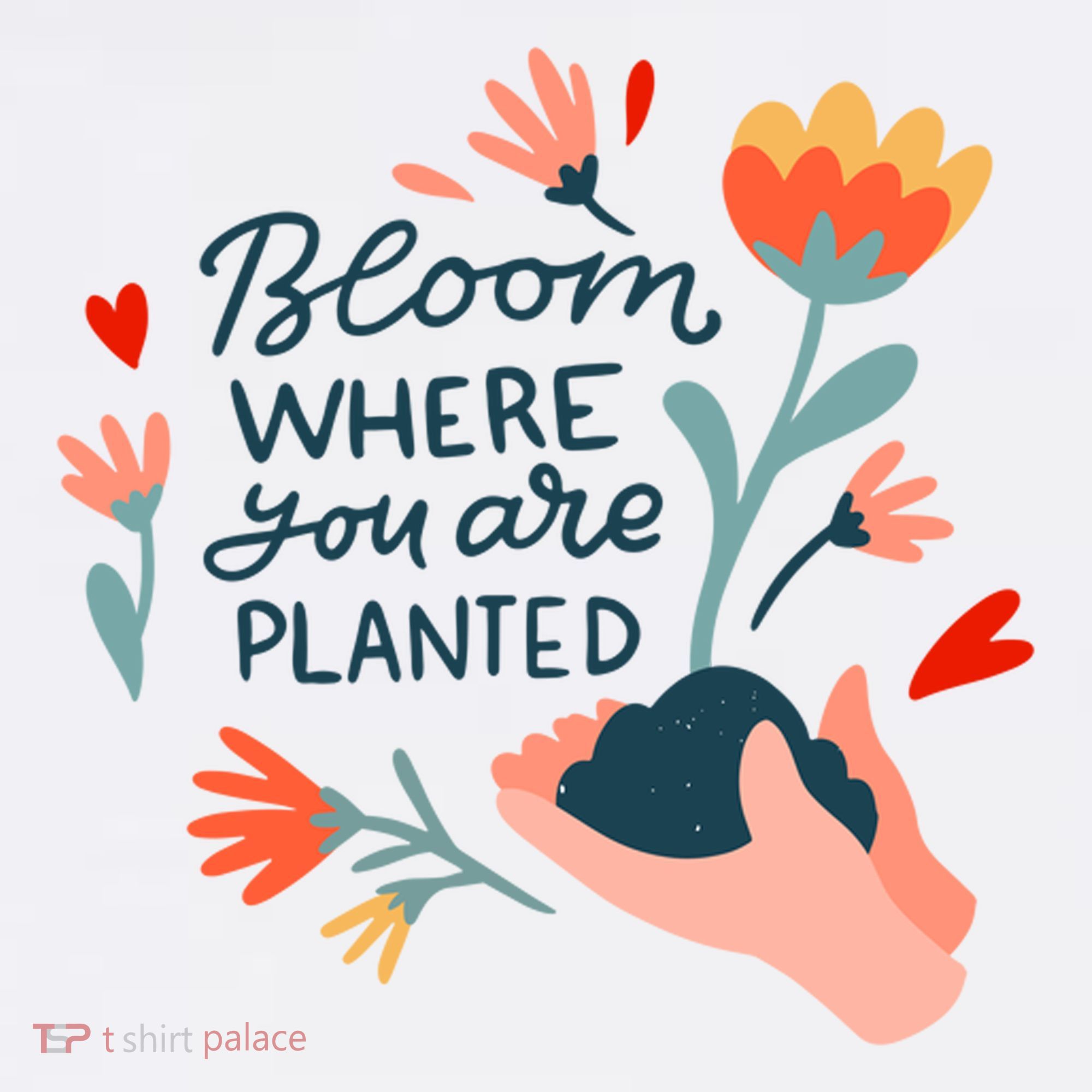 Bloom Where You Are Planted Nature Women's Hoodie