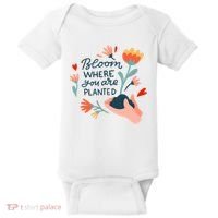 Bloom Where You Are Planted Nature Baby Bodysuit thumb 0