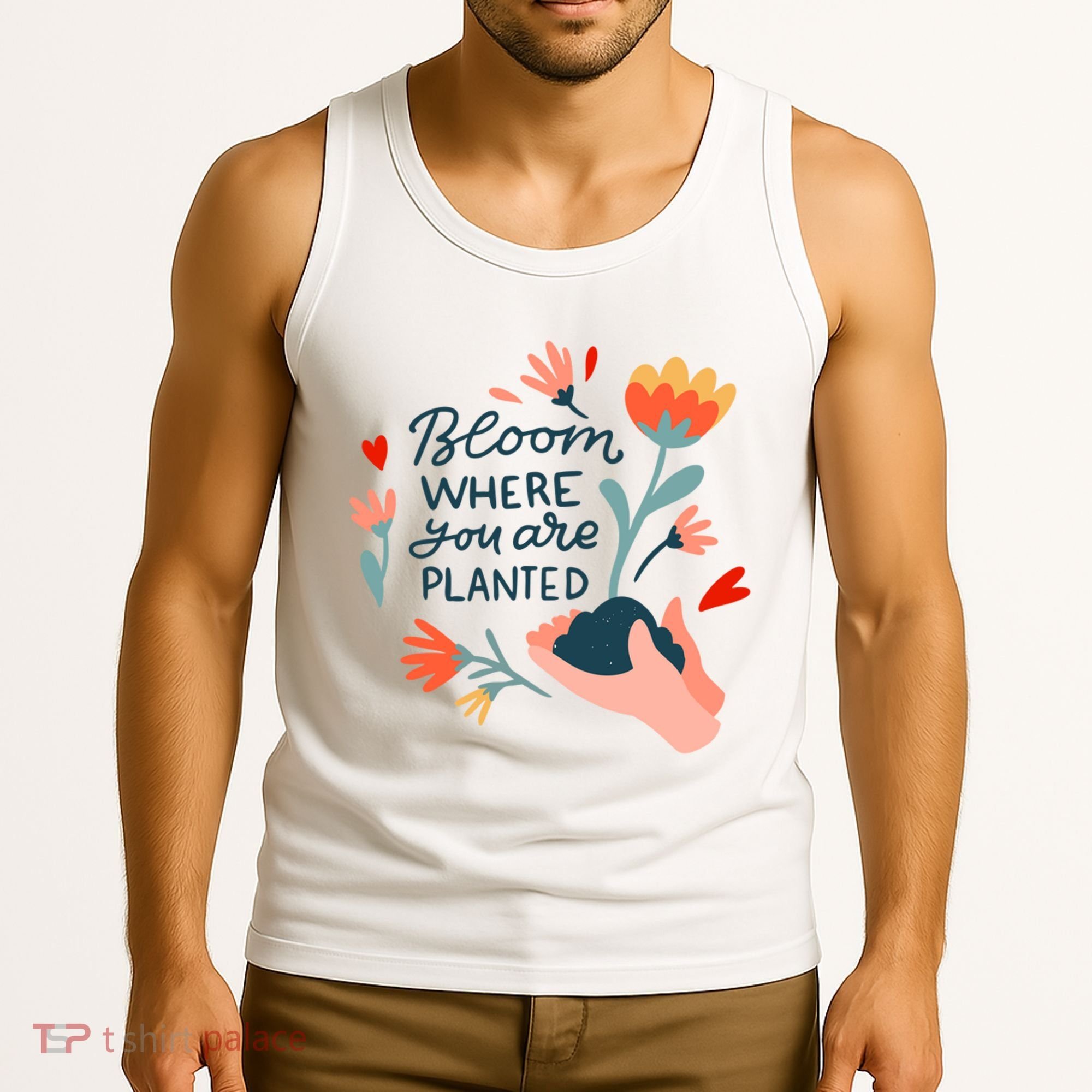 Bloom Where You Are Planted Nature Tank Top