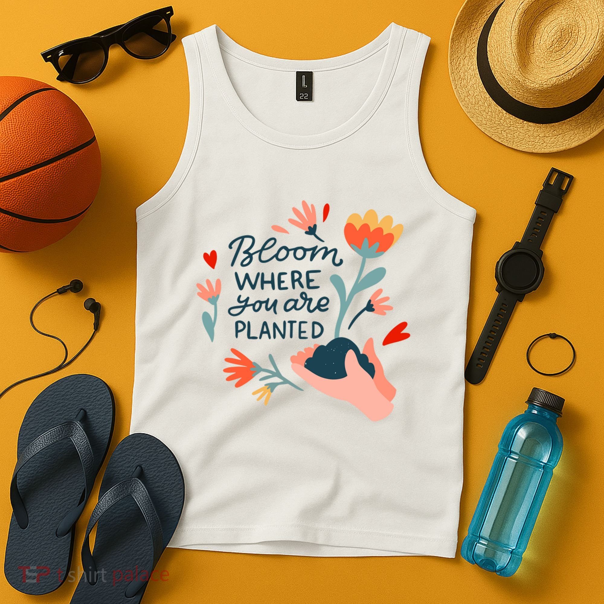 Bloom Where You Are Planted Nature Tank Top