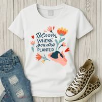 Bloom Where You Are Planted Nature Women's T-Shirt thumb 3