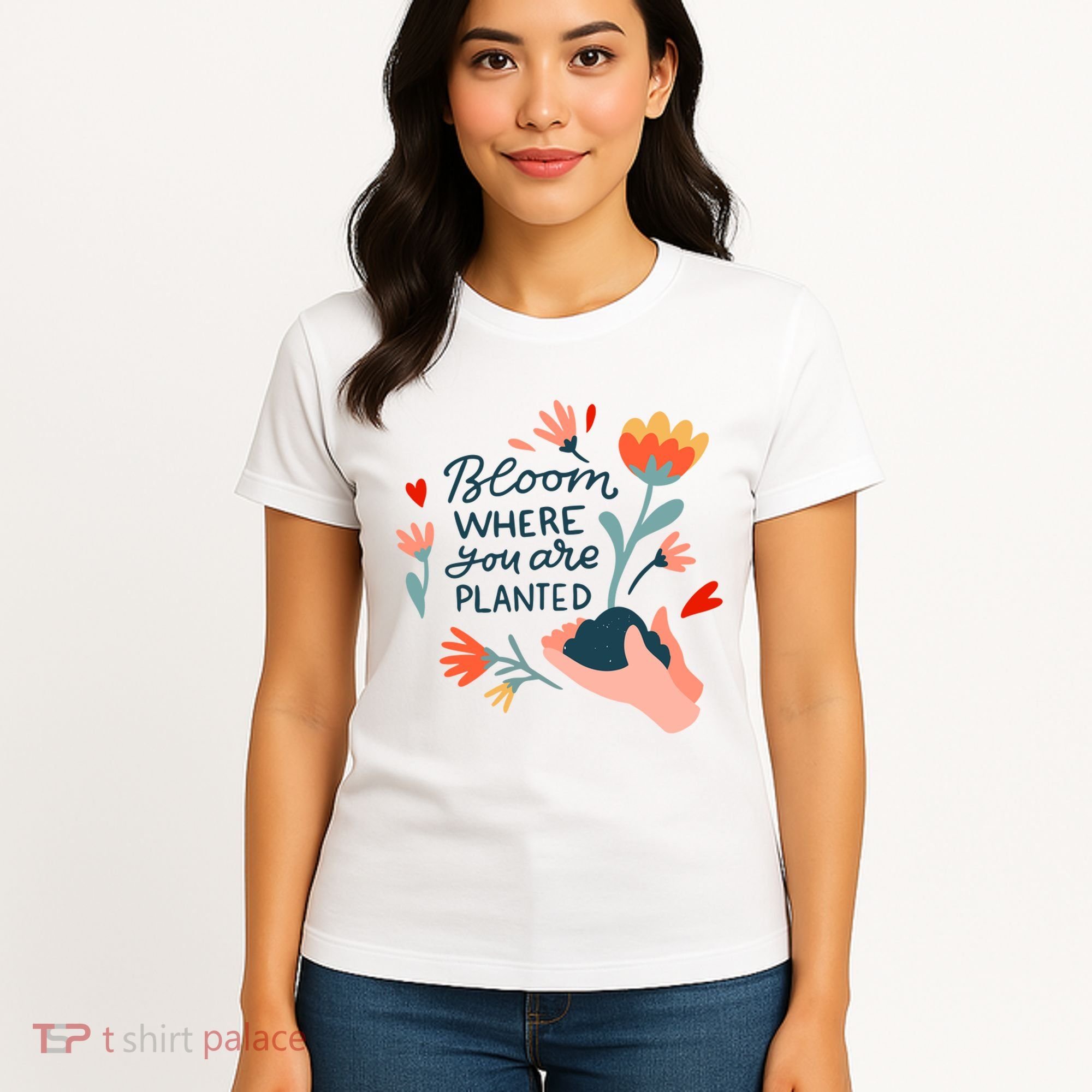 Bloom Where You Are Planted Nature Women's T-Shirt
