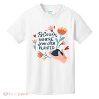 Bloom Where You Are Planted Nature Kids T-Shirt thumb 0