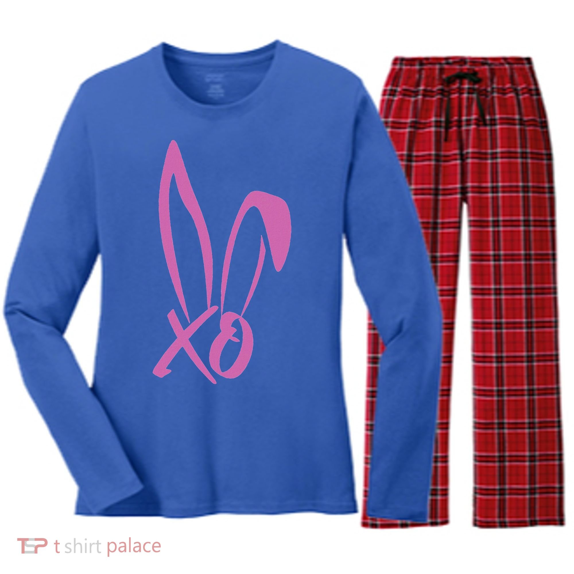 Bunnie Xo Women's Long Sleeve Flannel Pajama Set 