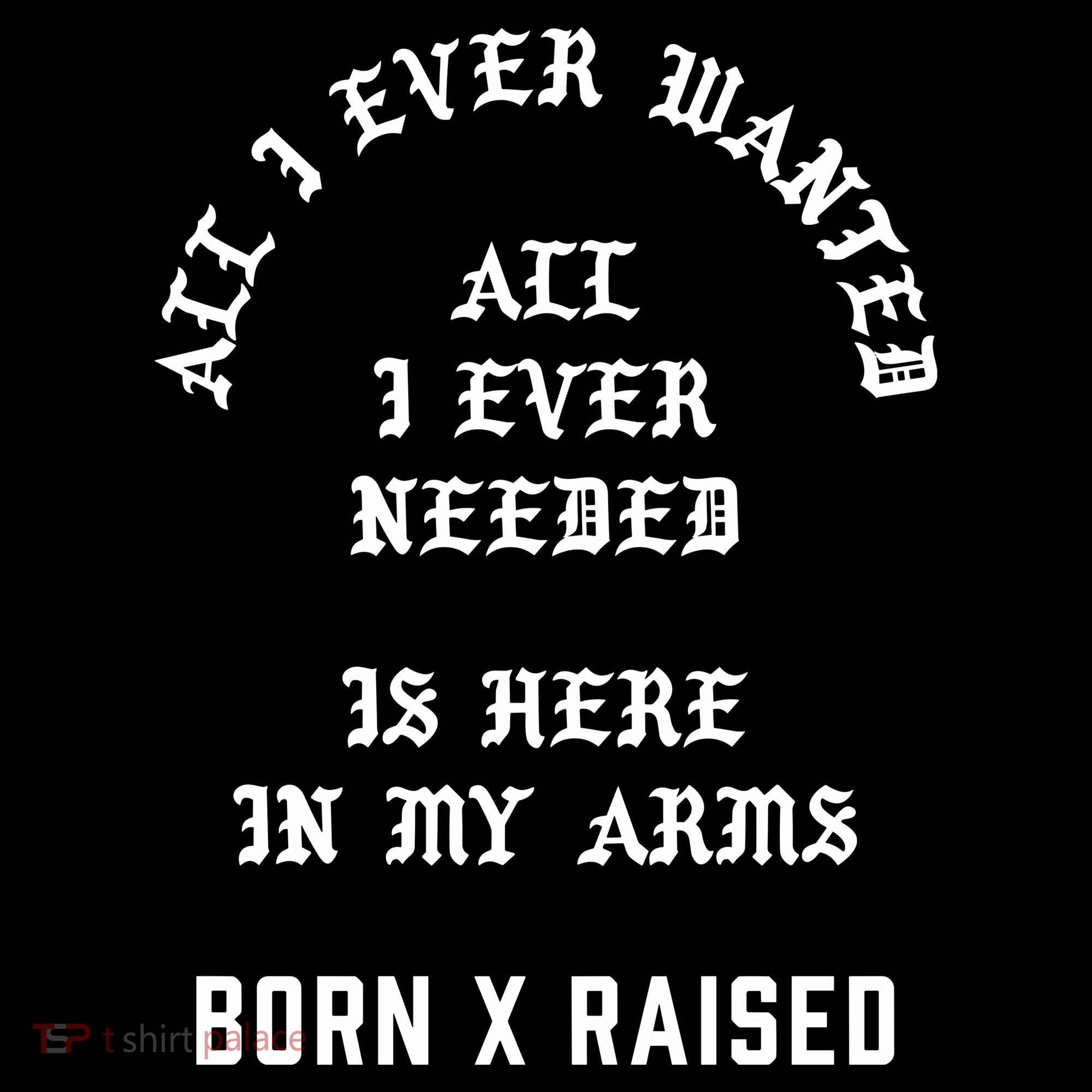 Born X Raised Store All I Ever Wanted Mousepad