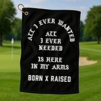 Born X Raised Store All I Ever Wanted Golf Towel thumb 1