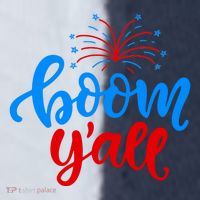 Boom Yall 4th Of July Firework Festive Sport-Tek Competitor United Soccer Jersey thumb 4