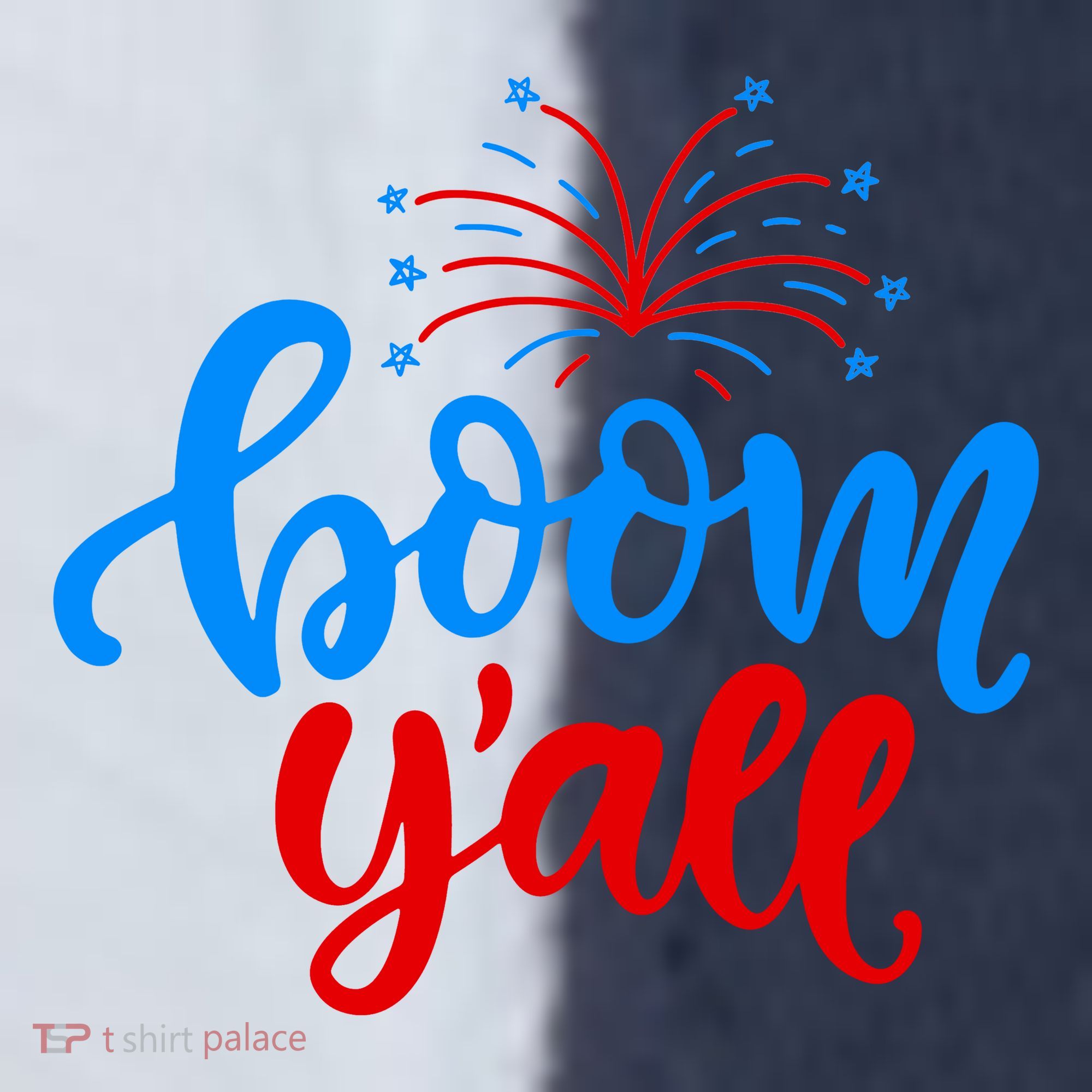 Boom Yall 4th Of July Firework Festive Sport-Tek Competitor United Soccer Jersey