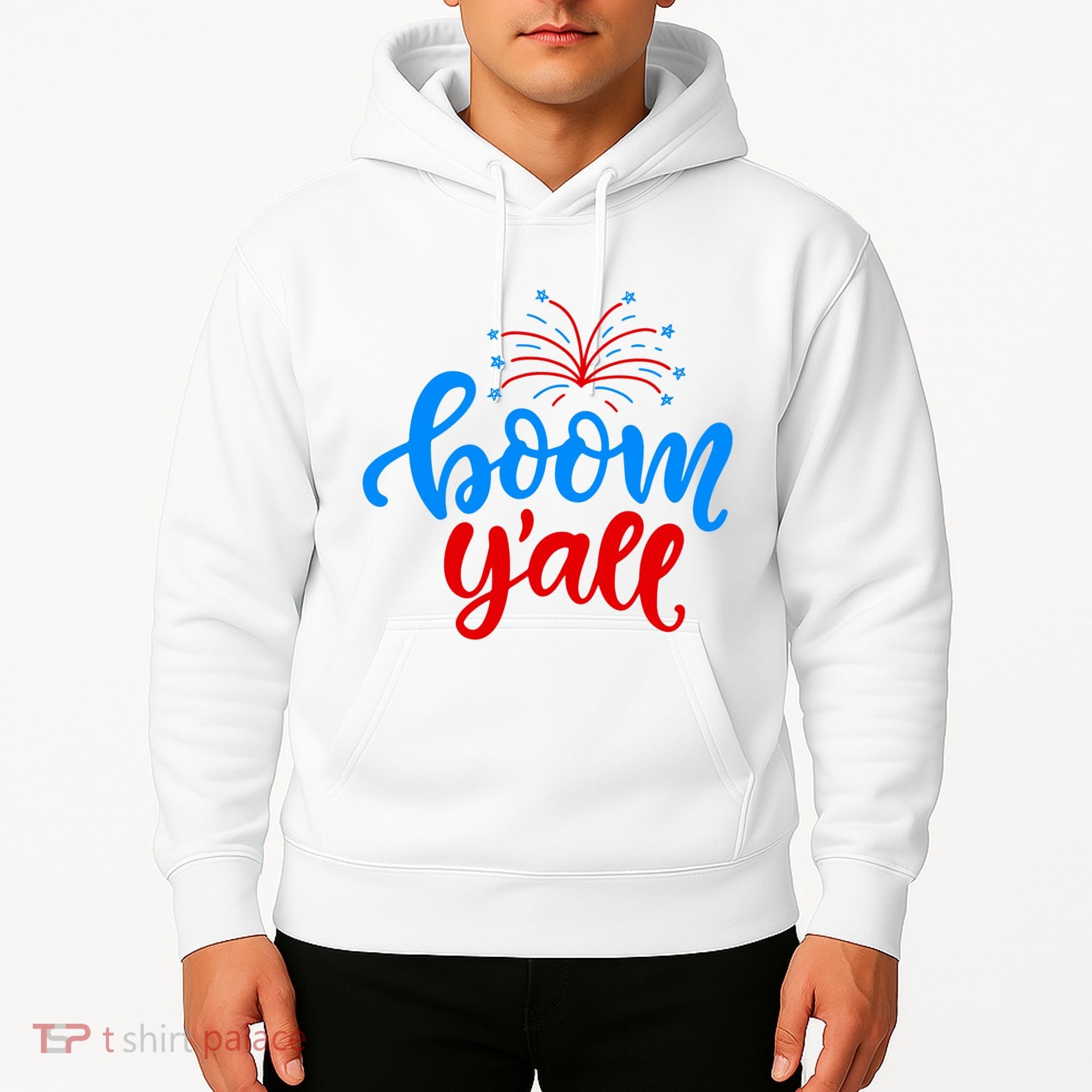 Boom Yall 4th Of July Firework Festive Hoodie