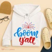 Boom Yall 4th Of July Firework Festive Hoodie thumb 4
