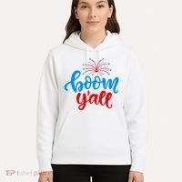 Boom Yall 4th Of July Firework Festive Hoodie thumb 5