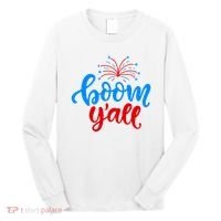 Boom Yall 4th Of July Firework Festive Long Sleeve Shirt thumb 0