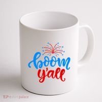 Boom Yall 4th Of July Firework Festive Coffee Mug thumb 1