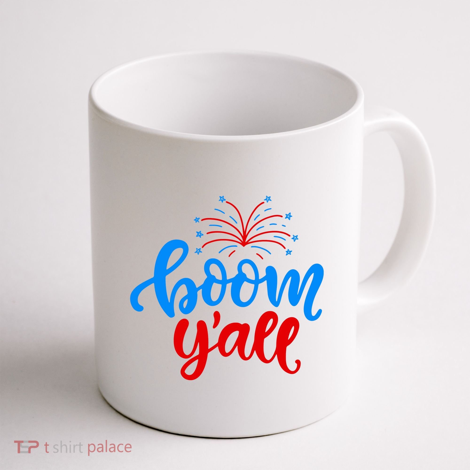 Boom Yall 4th Of July Firework Festive Coffee Mug