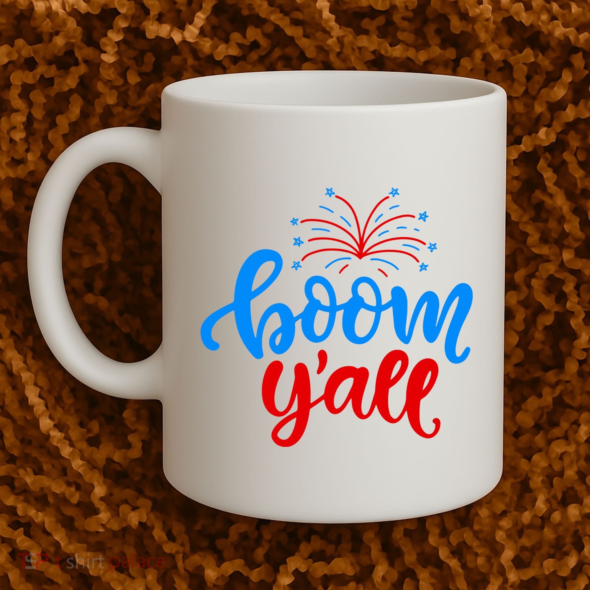 Boom Yall 4th Of July Firework Festive Coffee Mug