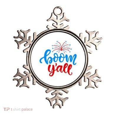 Boom Yall 4th Of July Firework Festive Ornament