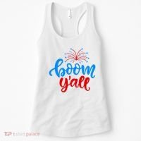 Boom Yall 4th Of July Firework Festive Women's Tank Top thumb 0