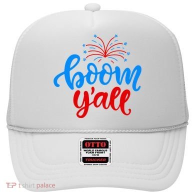 Boom Yall 4th Of July Firework Festive Hat