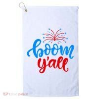 Boom Yall 4th Of July Firework Festive Golf Towel thumb 0