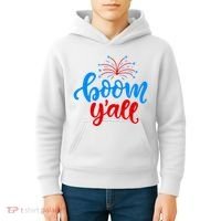 Boom Yall 4th Of July Firework Festive Kids Hoodie thumb 4