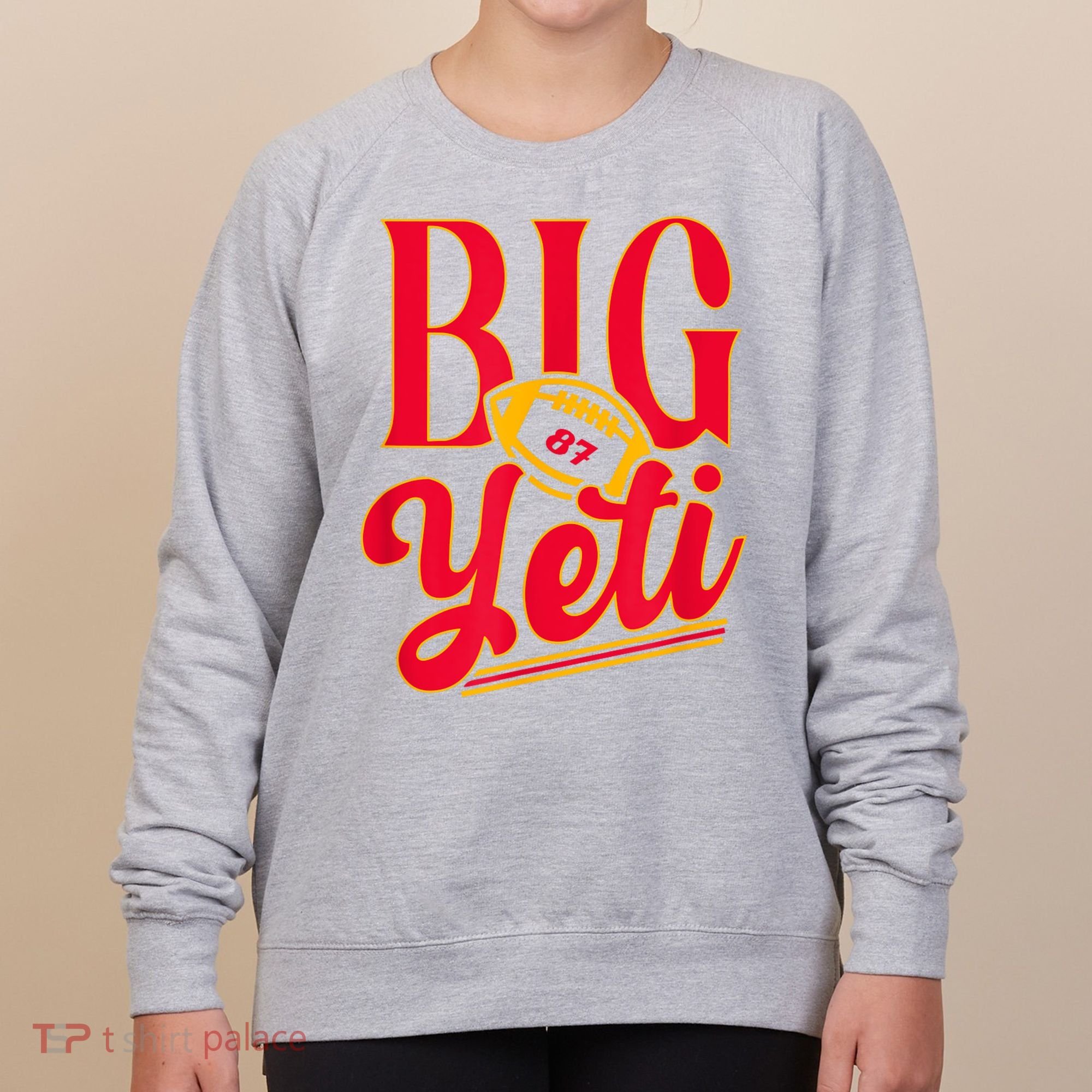 Big Yeti 87 Number Women's Sweatshirt
