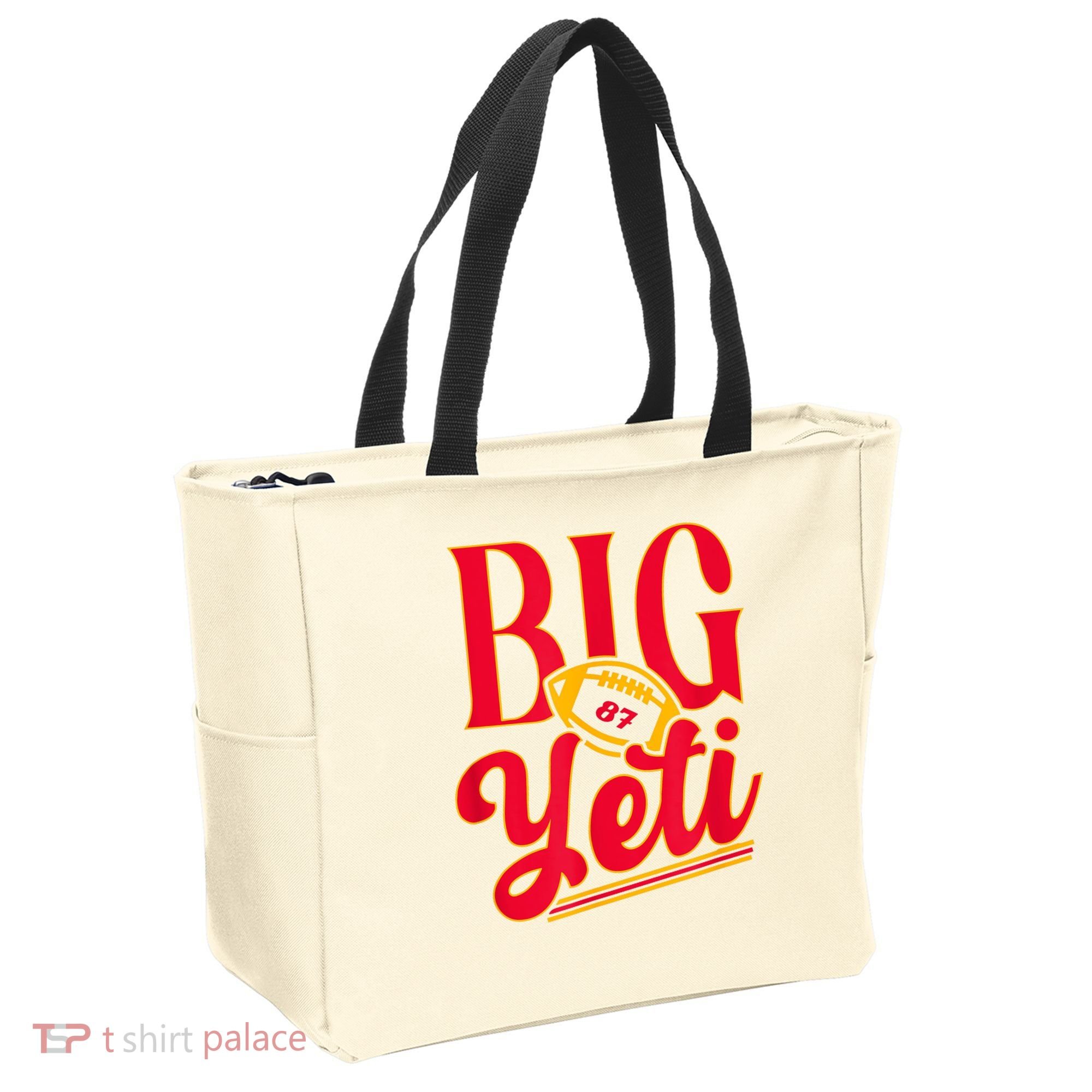 Big Yeti 87 Number Tote Bag