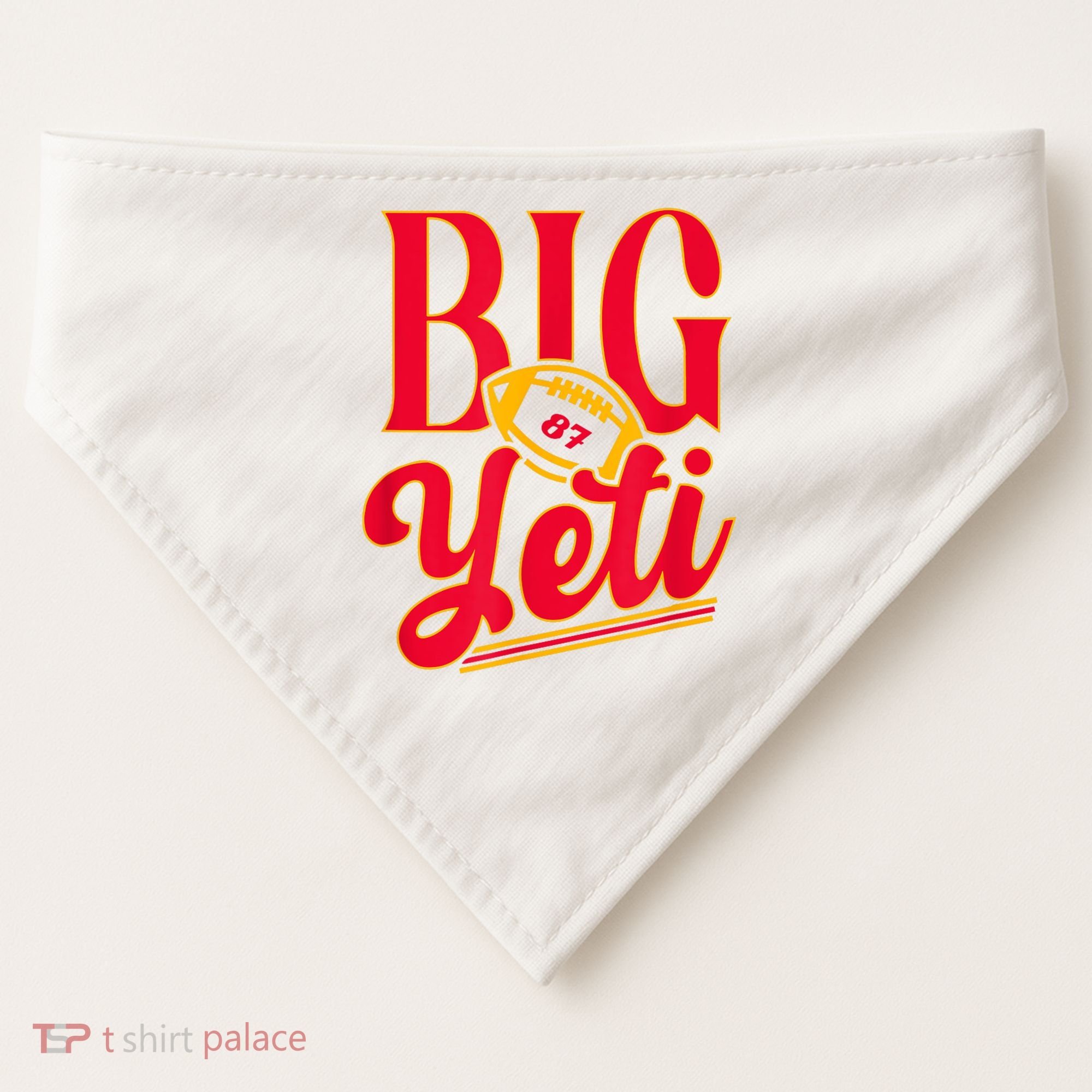 Big Yeti 87 Number USA-Made Doggie Bandana