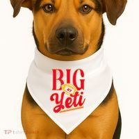 Big Yeti 87 Number USA-Made Doggie Bandana thumb 1