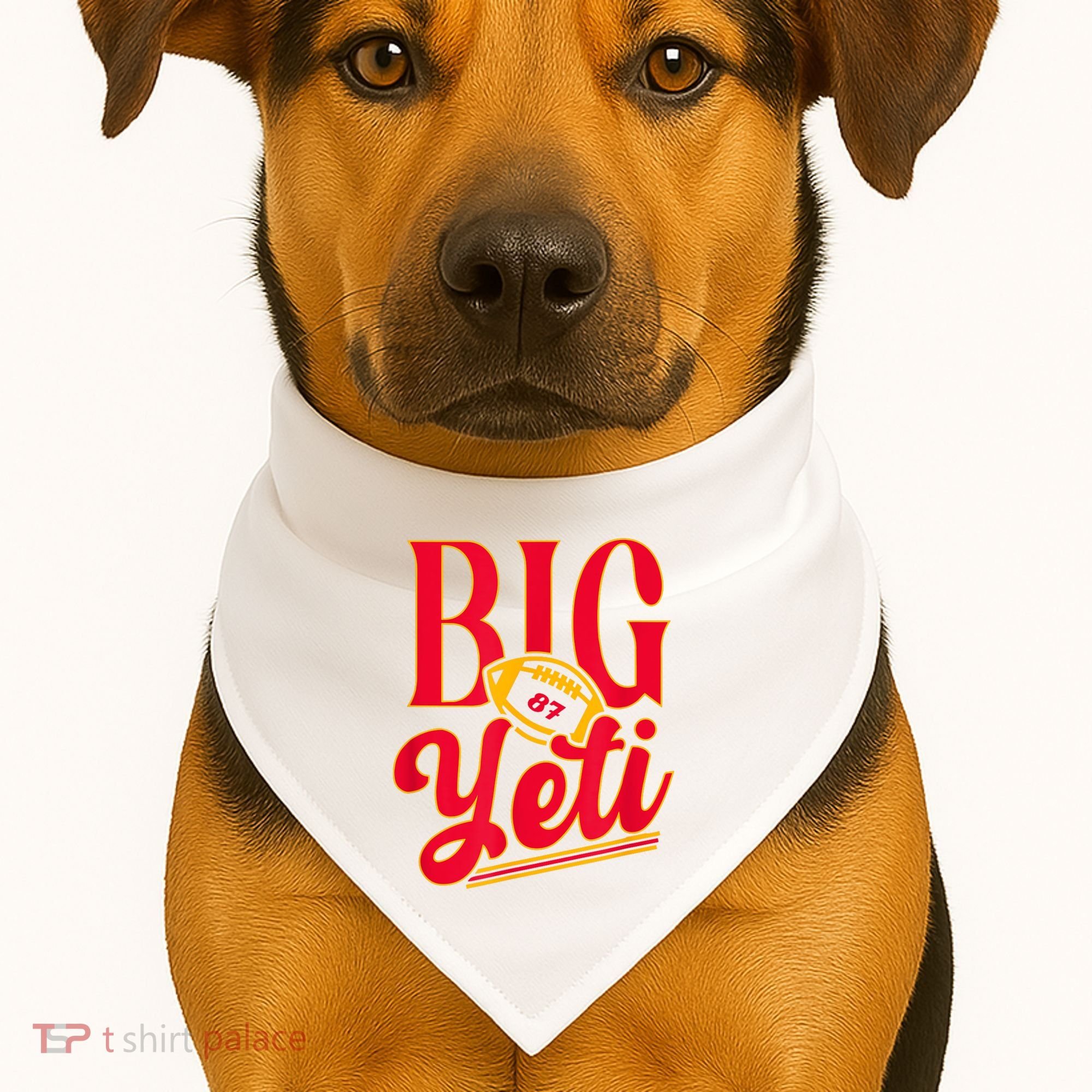 Big Yeti 87 Number USA-Made Doggie Bandana