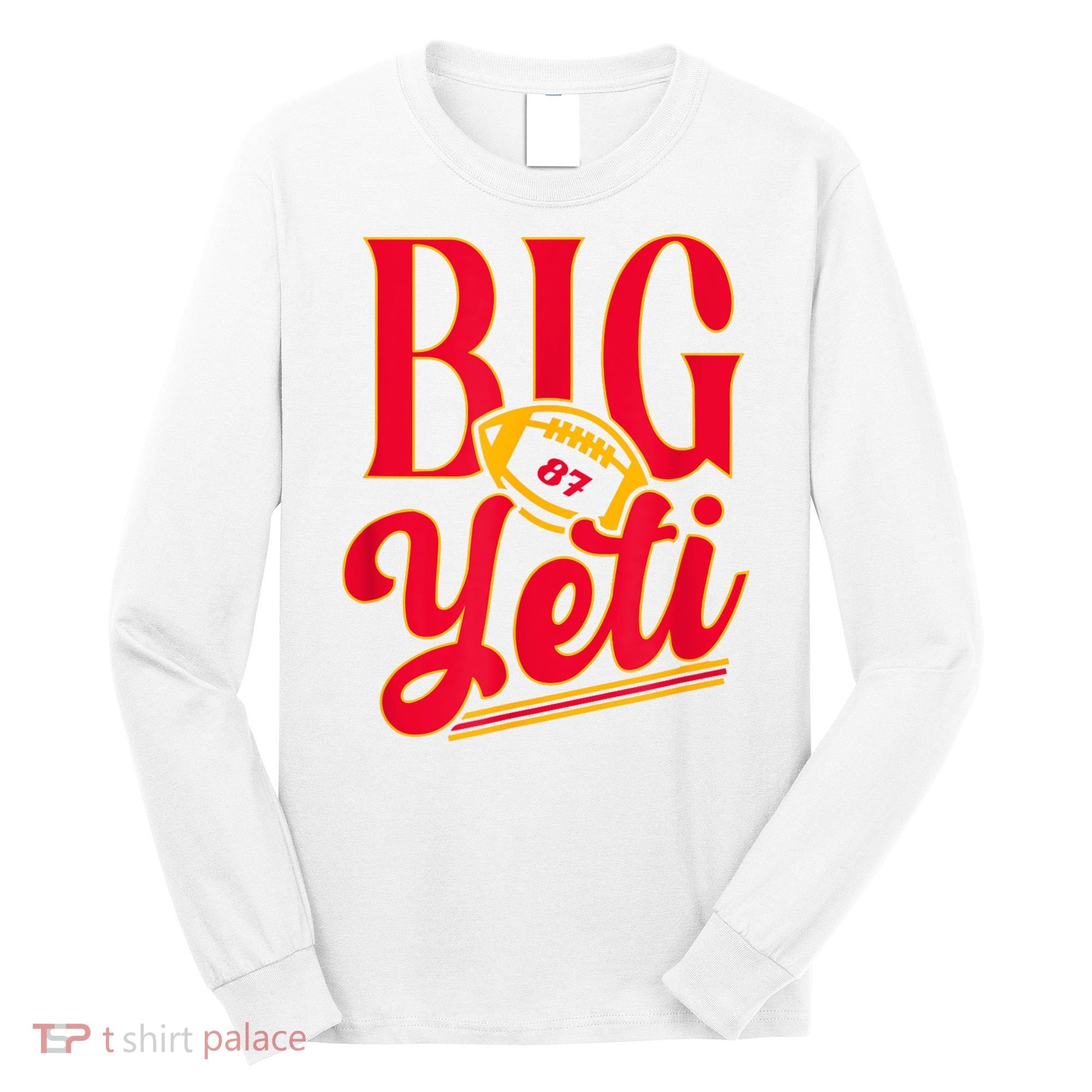 Big Yeti 87 Number Long Sleeve Shirt