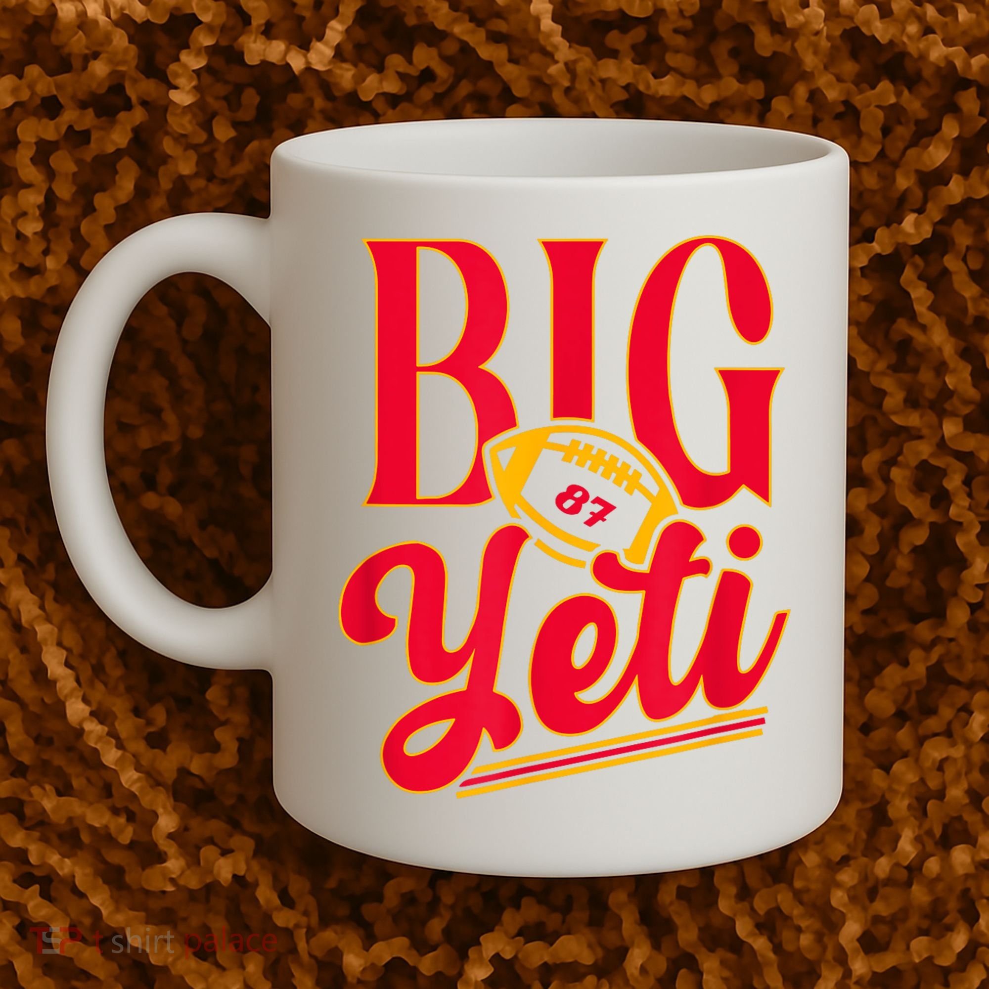 Big Yeti 87 Number Coffee Mug
