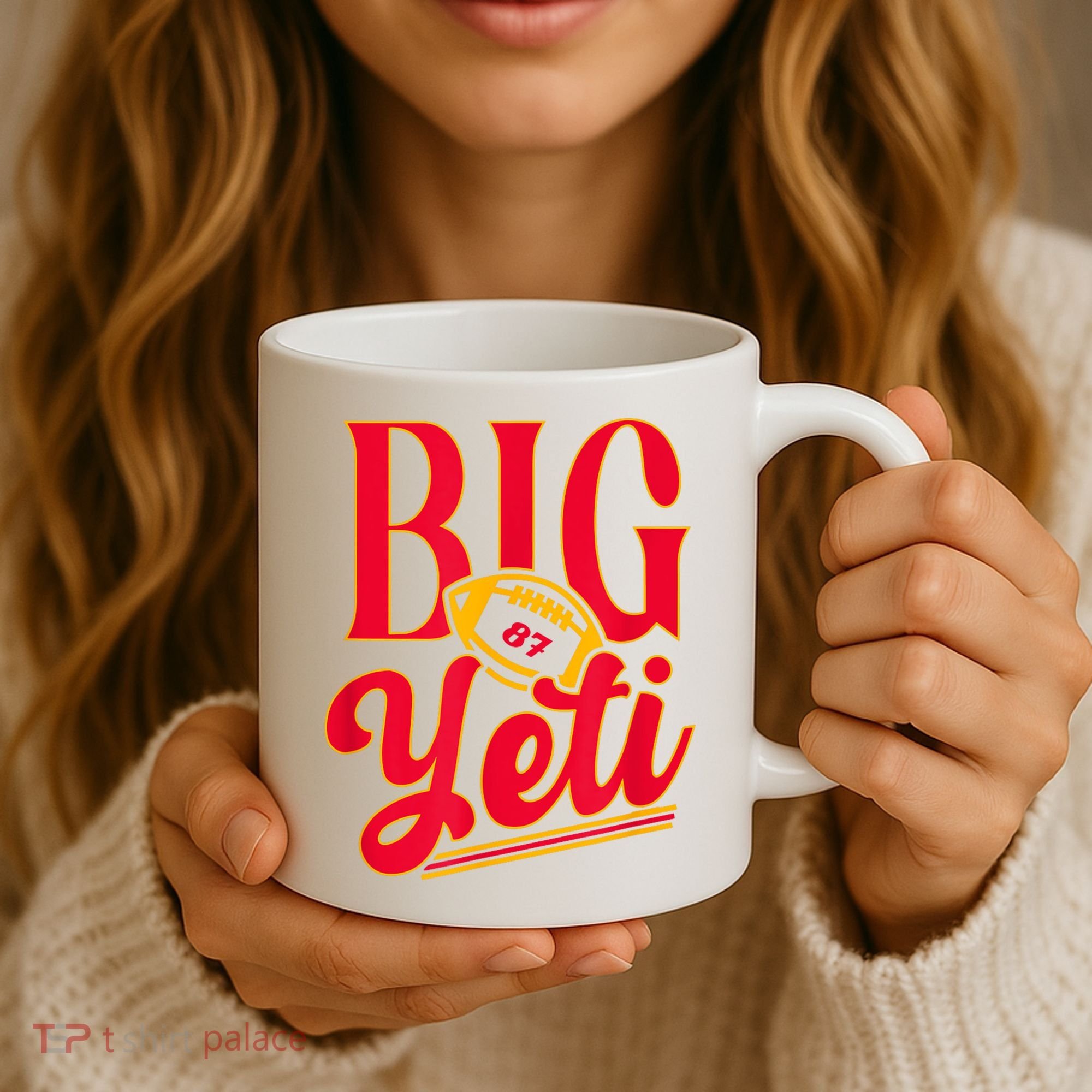 Big Yeti 87 Number Coffee Mug