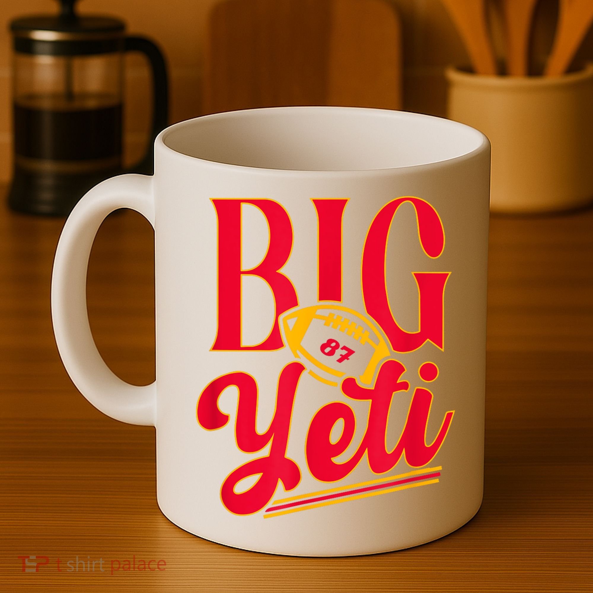 Big Yeti 87 Number Coffee Mug