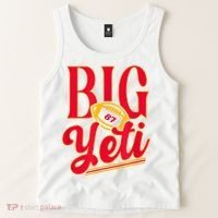 Big Yeti 87 Number Tank Top thumb 2
