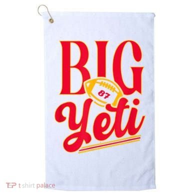 Big Yeti 87 Number Golf Towel