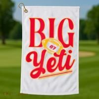 Big Yeti 87 Number Golf Towel thumb 1