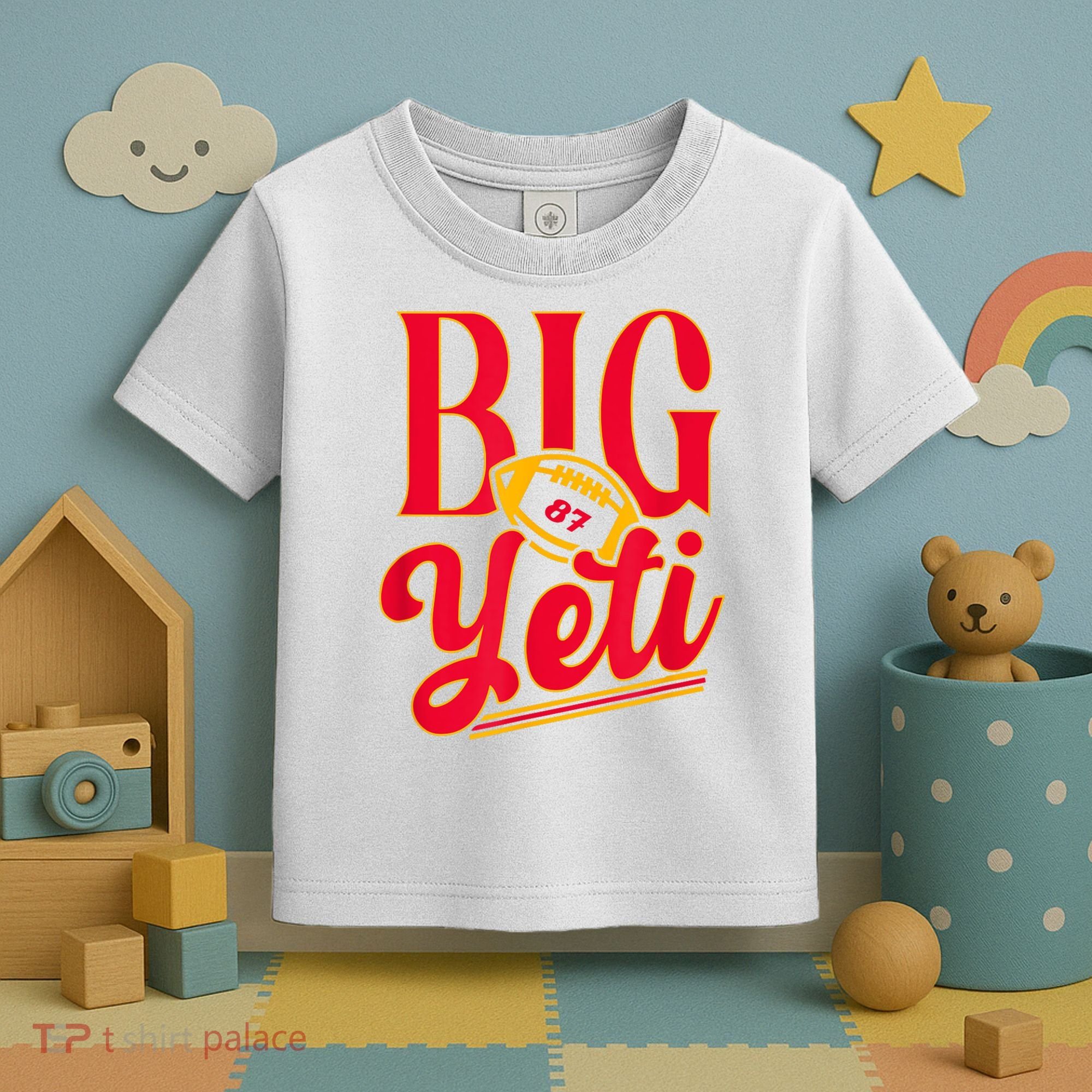 Big Yeti 87 Number Toddler T-Shirt