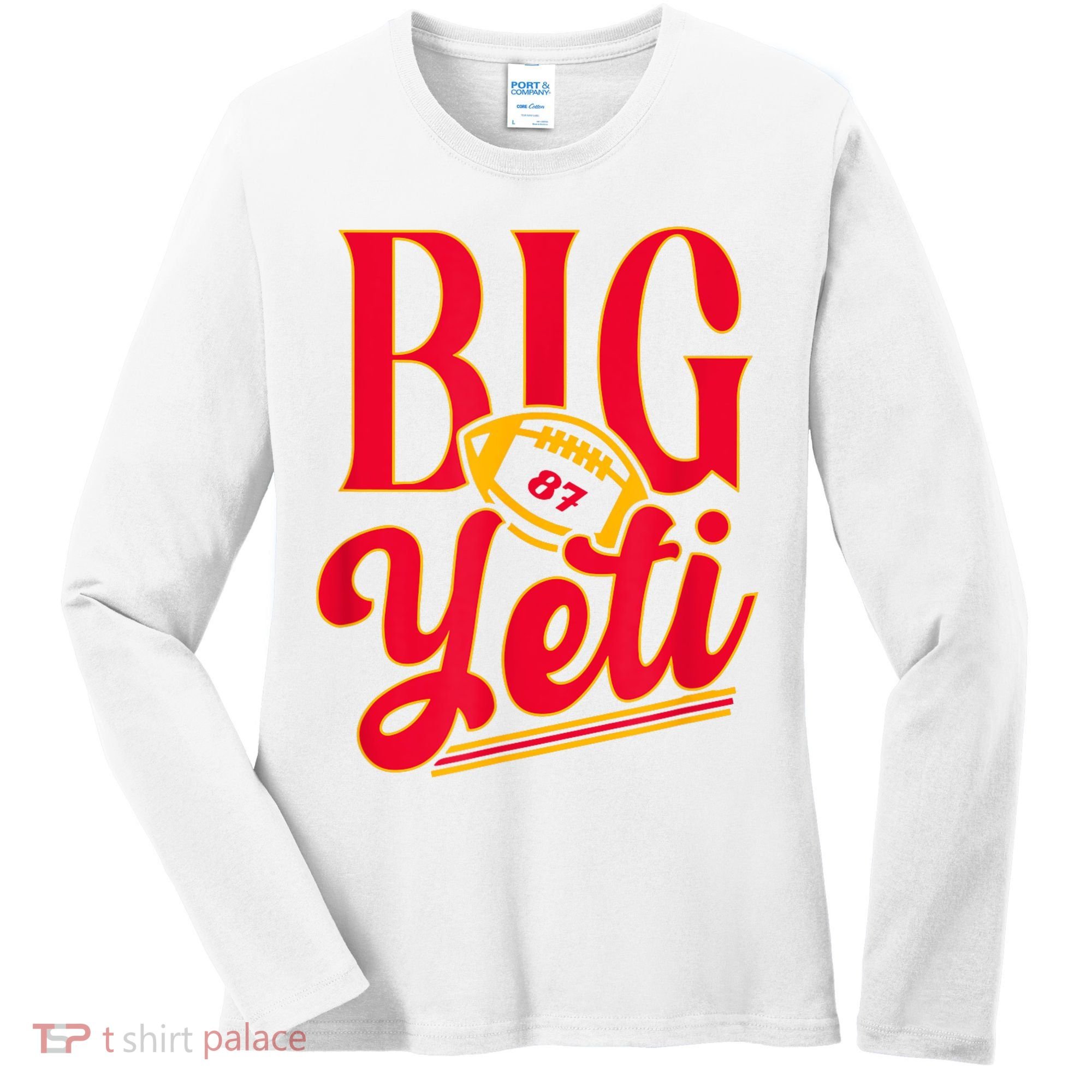 Big Yeti 87 Number Women's Long Sleeve Shirt