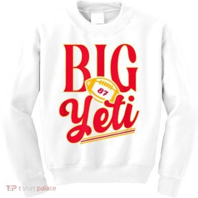 Big Yeti 87 Number Kids Sweatshirt