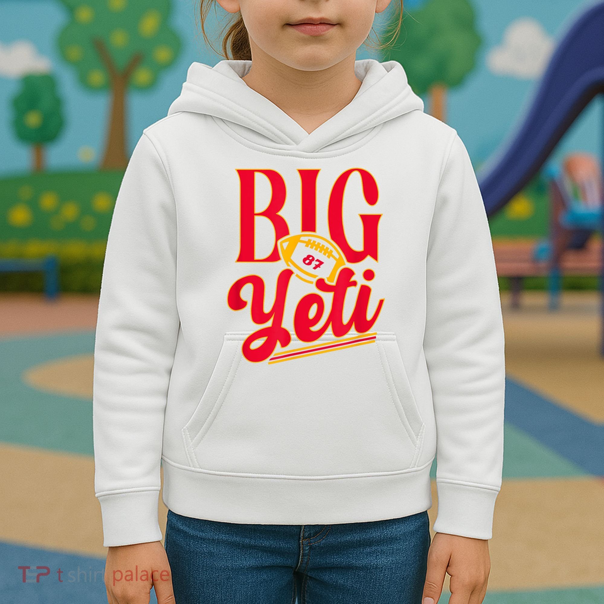 Big Yeti 87 Number Kids Hoodie