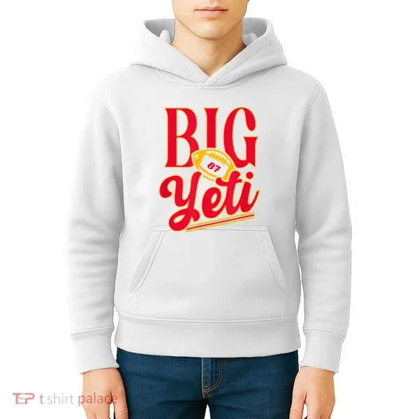 Big Yeti 87 Number Kids Hoodie
