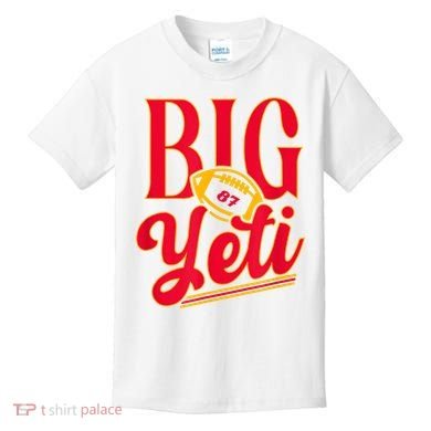 Big Yeti 87 Number Kids T-Shirt