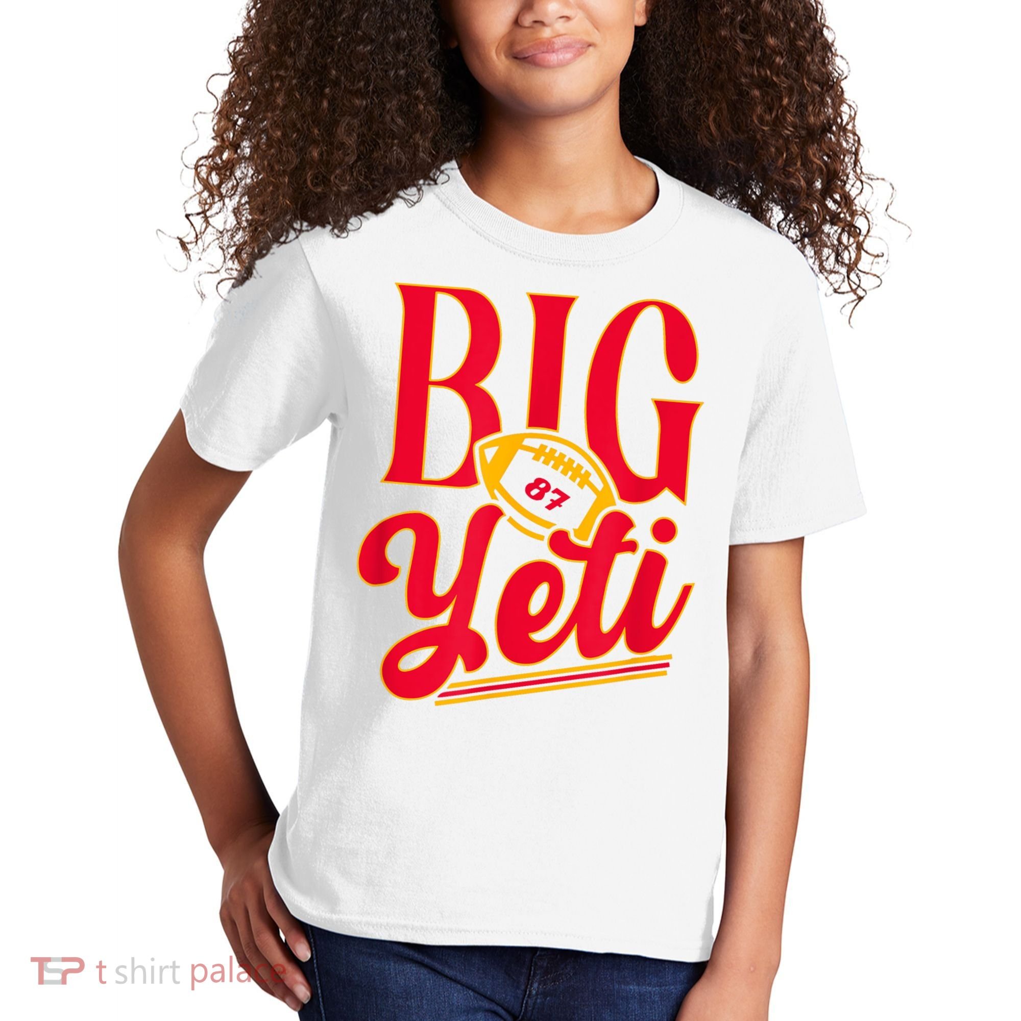 Big Yeti 87 Number Kids T-Shirt