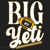 Big Yeti 87 Number Golf Towel thumb 3