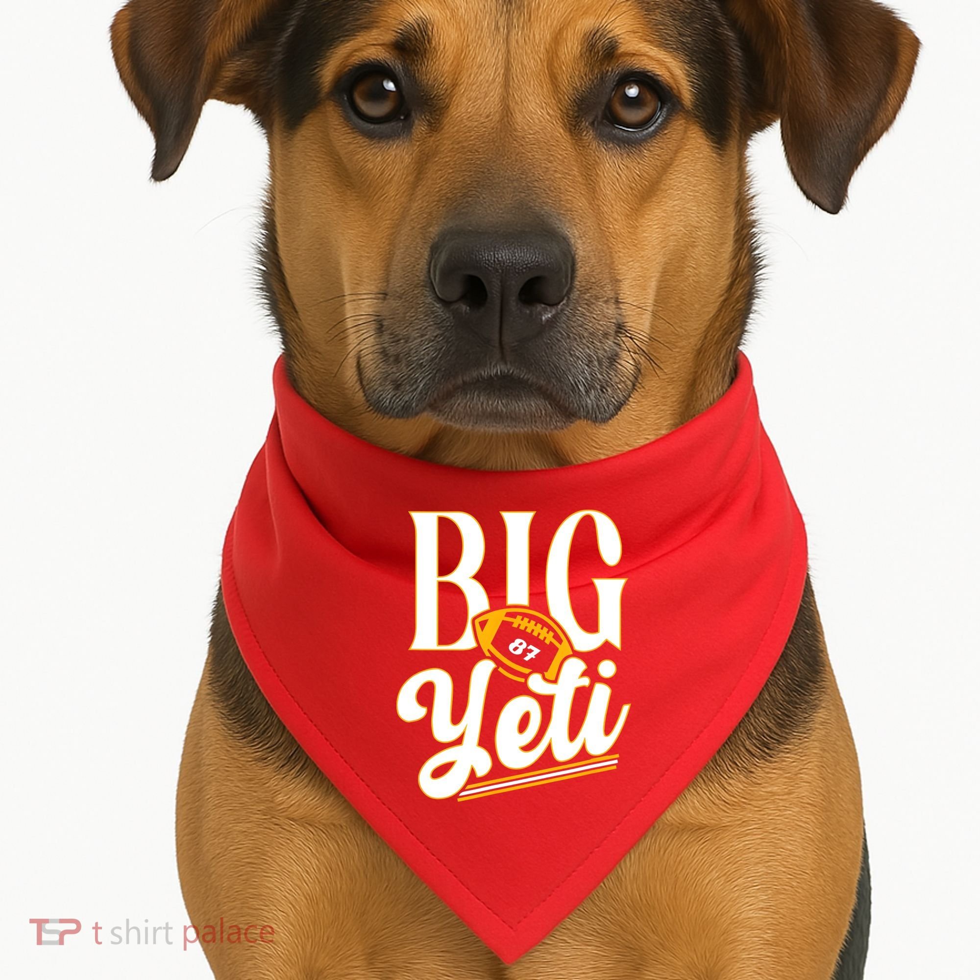 Big Yeti 87 Number USA-Made Doggie Bandana
