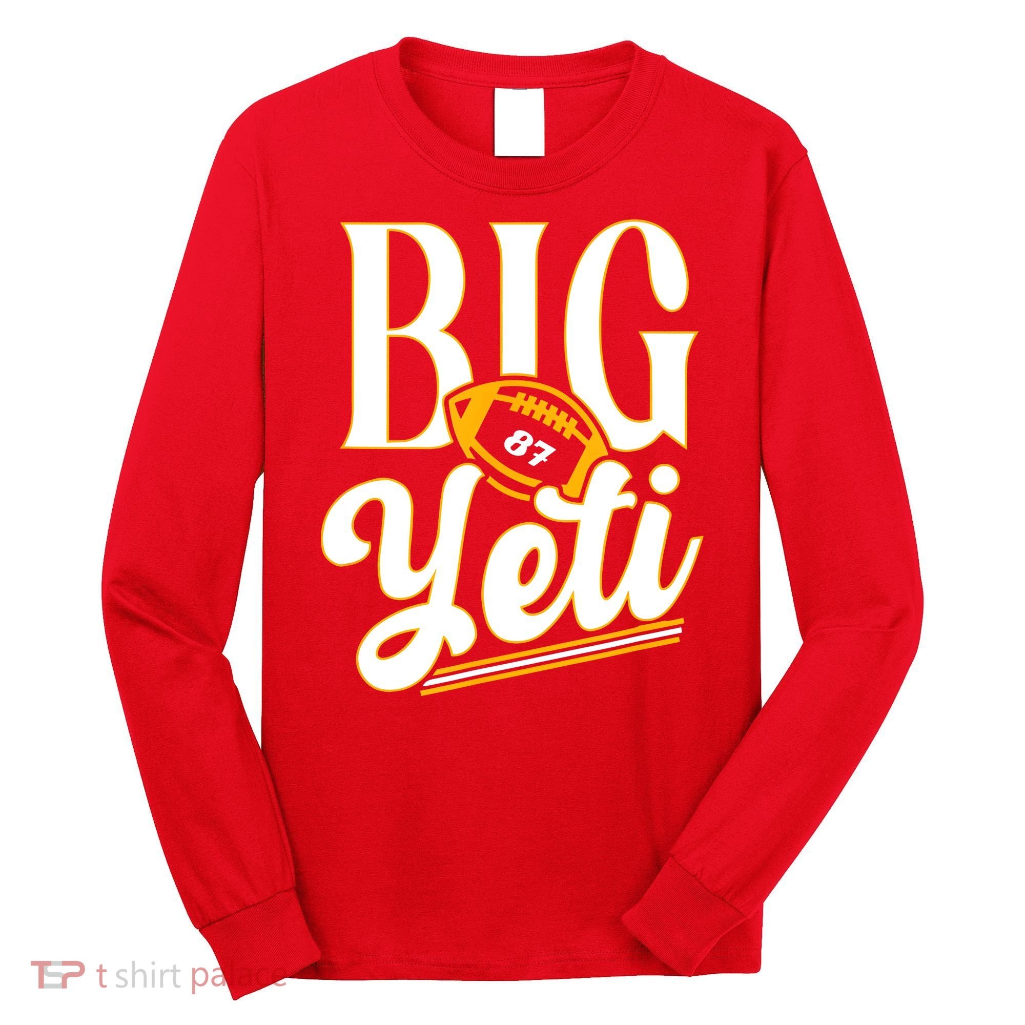 Big Yeti 87 Number Long Sleeve Shirt