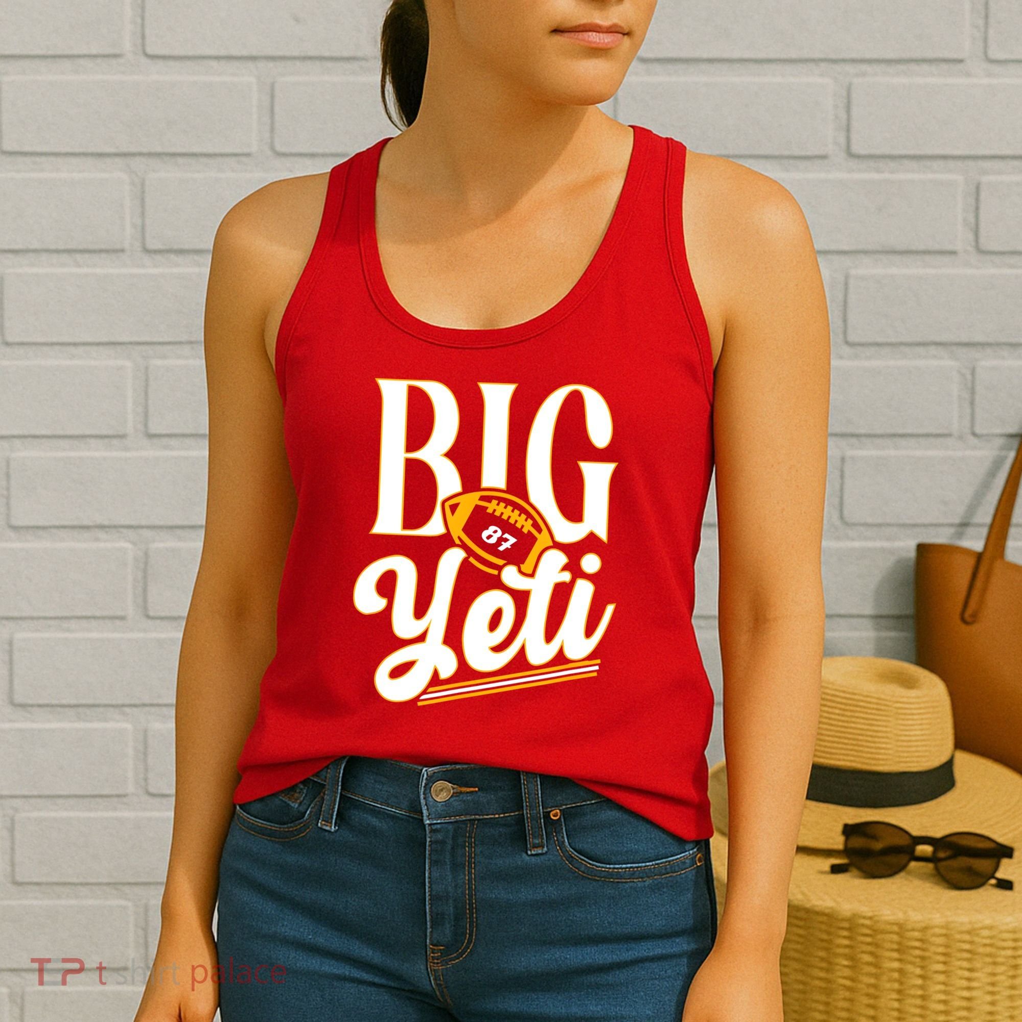 Big Yeti 87 Number Women's Tank Top