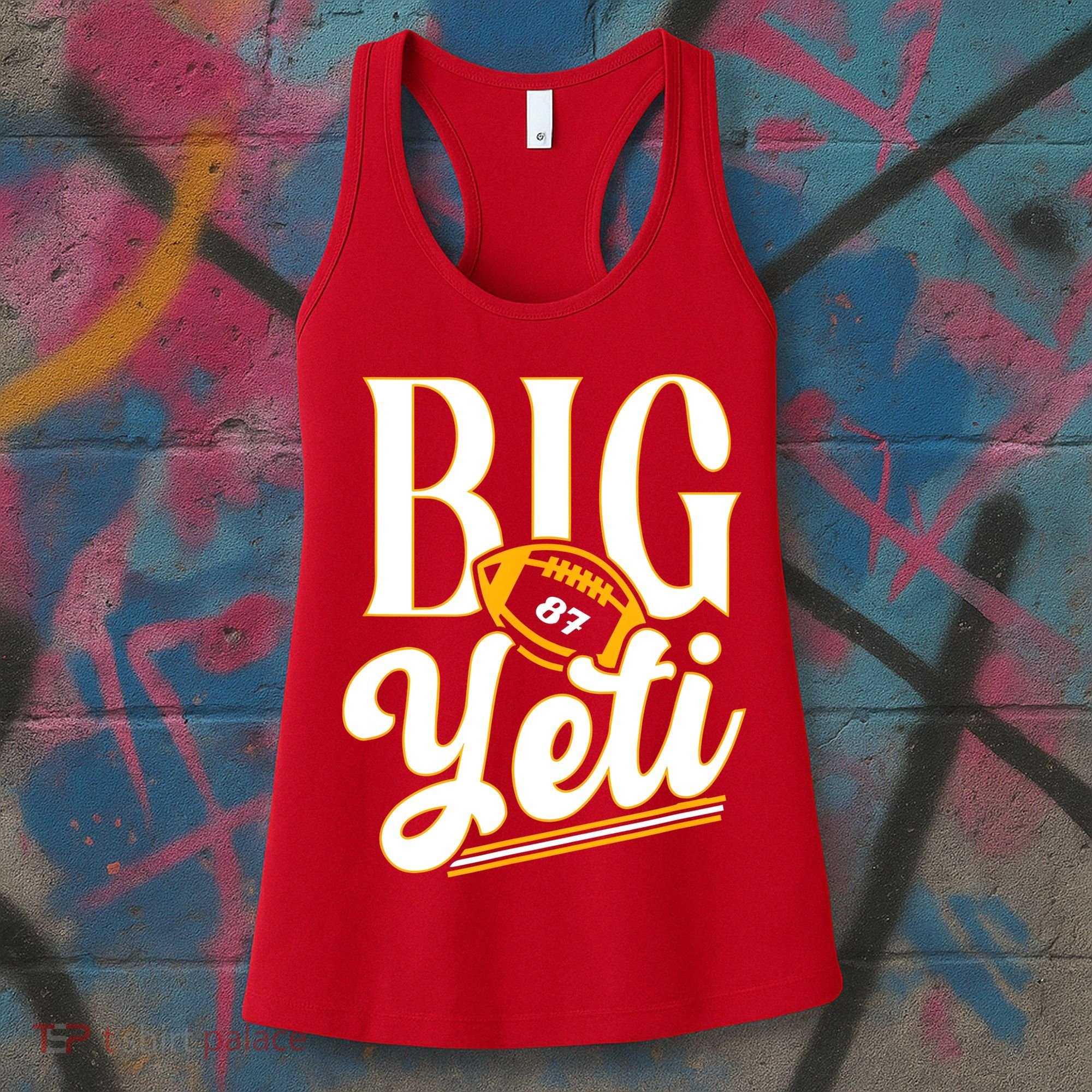 Big Yeti 87 Number Women's Tank Top