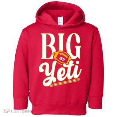 Big Yeti 87 Number Toddler Hoodie